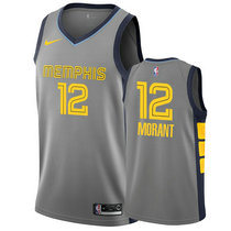 Nike Memphis Grizzlies #12 Ja Morant City Game Authentic Stitched NBA Jersey