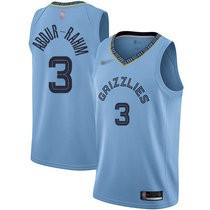 Nike Memphis Grizzlies #3 Shareef Abdur-Rahim Lihgt Blue Game Authentic Stitched NBA Jersey