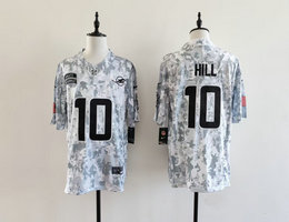 Nike Miami Dolphins #10 Tyreek Hill 2024 Salute to Service Authentic Stitched NFL Jersey