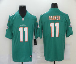 Nike Miami Dolphins #11 DeVante Parker Aqua Green Vapor Untouchable Authentic stitched NFL jersey