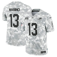 Nike Miami Dolphins #13 Dan Marino 2024 Salute to Service Authentic Stitched NFL Jersey