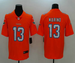Nike Miami Dolphins #13 Dan Marino Aqua Orange Vapor Untouchable Authentic stitched NFL jersey