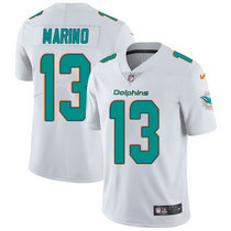 Nike Miami Dolphins #13 Dan Marino White Vapor Untouchable Limited Authentic Stitched NFL Jersey