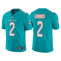 Nike Miami Dolphins #2 Chase Edmonds Green Vapor Untouchable Authentic Stitched NFL Jersey