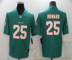 Nike Miami Dolphins #25 Xavien Howard Aqua Green Vapor Untouchable Authentic stitched NFL jersey