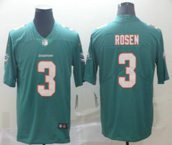 Nike Miami Dolphins #3 Josh Rosen Green Vapor Untouchable Limited Authentic Stitched NFL Jersey