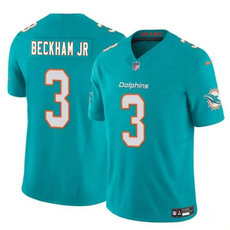 Nike Miami Dolphins #3 Odell Beckham Jr Green 2023 F.U.S.E. Football Stitched Jersey