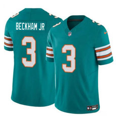 Nike Miami Dolphins #3 Odell Beckham Jr Throwback Green 2023 F.U.S.E. Football Stitched Jersey