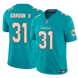 Nike Miami Dolphins #31 Ollie Gordon II Green Stitched Football Jersey