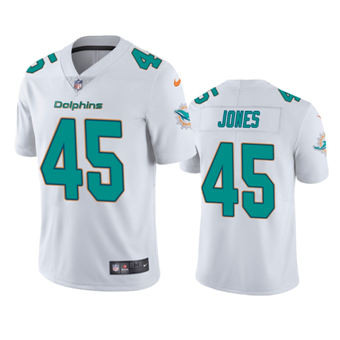 Nike Miami Dolphins #45 Brandon Jones White Vapor Untouchable Authentic Stitched NFL Jersey