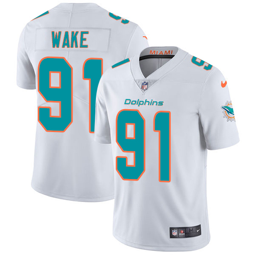 Nike Miami Dolphins #91 Cameron Wake White Vapor Untouchable Authentic stitched NFL jersey