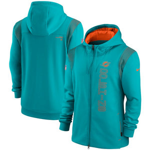 Nike Miami Dolphins 2021 zipper Hoodie