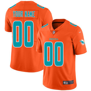 Nike Miami Dolphins Customized Inverted Authentic Stitched NFL Jerseys