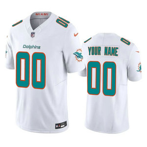 Nike Miami Dolphins Customized White 2023 F.U.S.E Authentic Stitched NFL Jersey