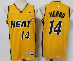 Nike Miami Heat #14 Tyler Herro 2020-21 Earned Edition Authentic Stitched NBA Jersey