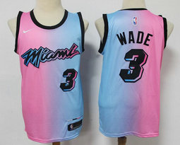 Nike Miami Heat #3 Dwyane Wade 20-21 City Authentic Stitched NBA jersey
