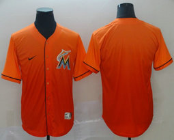 Nike Miami Marlins Blank Drift Fashion Authentic stitched MLB jersey