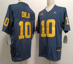 Nike Michigan Wolverines #10 Alex Orji Navy 2023 F.U.S.E Stitched NCAA Jersey