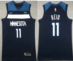 Nike Minnesota Timberwolves #11 Naz Reid Navy Authentic Stitched NBA jersey