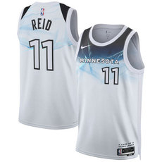 Nike Minnesota Timberwolves #11 Naz Reid White 2024-25 City Stitched NBA Jersey