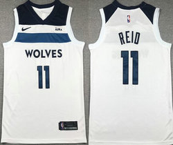Nike Minnesota Timberwolves #11 Naz Reid White Authentic Stitched NBA jersey