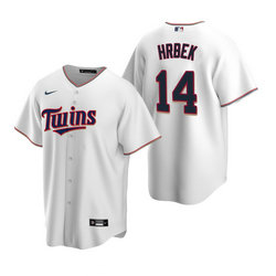 Nike Minnesota Twins #14 Kent Hrbek White Game Authentic Stitched MLB jersey