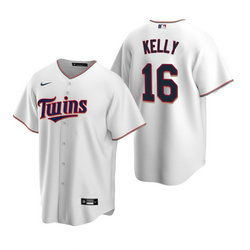 Nike Minnesota Twins #16 Tom Kelly White Game Authentic Stitched MLB jersey