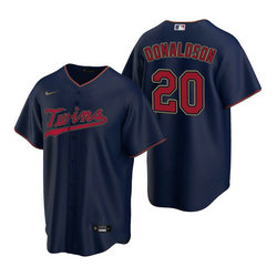 Nike Minnesota Twins #20 Josh Donaldson Navy Game Authentic Stitched MLB jersey