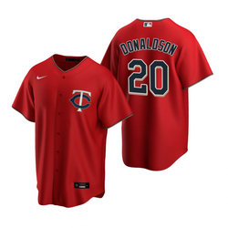 Nike Minnesota Twins #20 Josh Donaldson Red Game Authentic Stitched MLB jersey