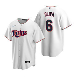 Nike Minnesota Twins #6 Tony Oliva White Game Authentic Stitched MLB jersey