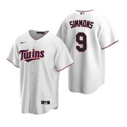Nike Minnesota Twins #9 Andrelton Simmons White Game Authentic Stitched MLB jersey