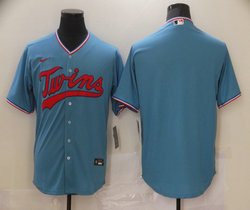Nike Minnesota Twins #Blank Light Blue Game Authentic Stitched MLB jersey