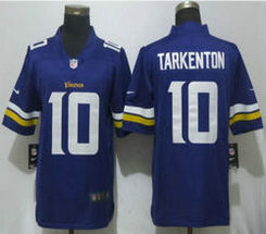 Nike Minnesota Vikings #10 Fran Tarkenton Purple Vapor Untouchable Authentic stitched NFL jersey