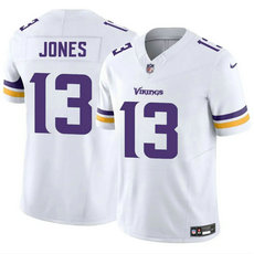 Nike Minnesota Vikings #13 Daniel Jones White Vapor Untouchable Authentic Stitched NFL Jersey