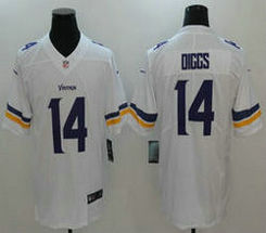 Nike Minnesota Vikings #14 Stefon Diggs White Vapor Untouchable Limited Authentic Stitched NFL Jersey