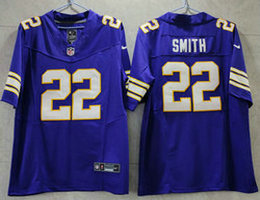 Nike Minnesota Vikings #22 Harrison Smith Purple Throwback 2023 F.U.S.E Authentic Stitched NFL Jersey
