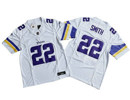 Nike Minnesota Vikings #22 Harrison Smith White 2023 F.U.S.E. Authentic Stitched NFL Jersey