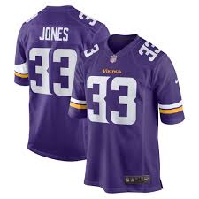 Nike Minnesota Vikings #33 Aaron Jones Purple Vapor Untouchable Authentic Stitched NFL Jersey