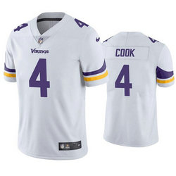 Nike Minnesota Vikings #4 Dalvin Cook White Vapor Untouchable Authentic stitched NFL jersey