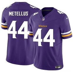 Nike Minnesota Vikings #44 Josh Metellus Purple Stitched Football Jersey