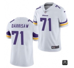 Nike Minnesota Vikings #71 Christian Darrisaw White Vapor Untouchable Authentic Stitched NFL Jersey