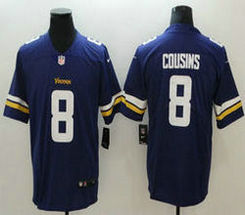Nike Minnesota Vikings #8 Kirk Cousins Purple Vapor Untouchable Limited Authentic Stitched NFL Jersey