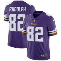 Nike Minnesota Vikings #82 Kyle Rudolph Purple Vapor Untouchable Limited Authentic Stitched NFL Jersey 