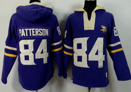 Nike Minnesota Vikings #84 Cordarrelle Patterson Purple Stitched NFL Hooded