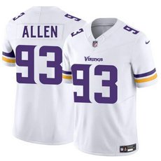 Nike Minnesota Vikings #93 Jonathan Allen White Vapor Untouchable Authentic Stitched NFL Jersey