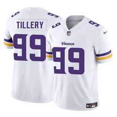 Nike Minnesota Vikings #99 Jerry Tillery White 2023 F.U.S.E. Football Stitched Jersey