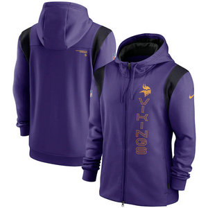 Nike Minnesota Vikings 2021 zipper Hoodie