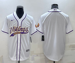Nike Minnesota Vikings Blank White Joint adults Authentic Stitched baseball jersey