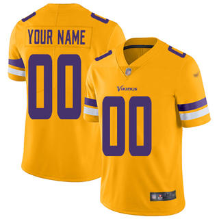 Nike Minnesota Vikings Customized Inverted Authentic Stitched NFL Jerseys