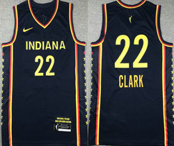 Nike NIndiana Fever #22 Caitlin Clark Navy Authentic Stitched Jersey